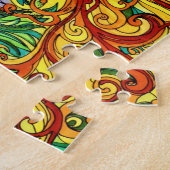 ステンドグラス・ドラゴンパズル ジグソーパズル (側面)