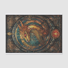 ステンドグラス・ドラゴン 薄葉紙