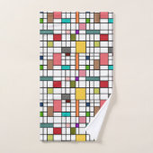 ステンドグラス バスタオルセット (ハンドタオル)