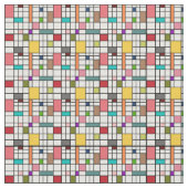 ステンドグラス ファブリック (クローズアップ)