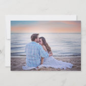 ステンドグラス　ファンタジーなスワン　ハスの花　ウェディング セーブザデート (裏面)