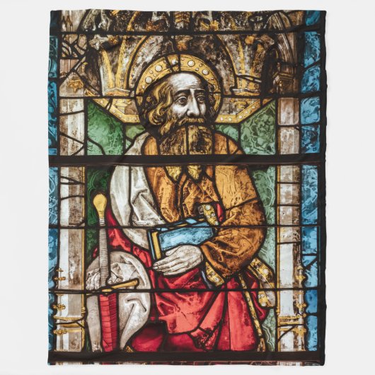 ステンドグラス フリースブランケット (正面)