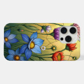 ステンドグラス フローラル iPhoneケース (裏面横)