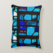 ステンドグラス ブルース アクセントクッション (裏面(縦))