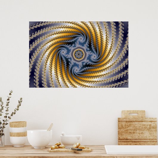 ステンドグラス ポスター (キッチン)