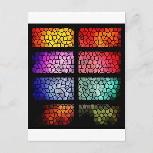ステンドグラス ポストカード (正面)