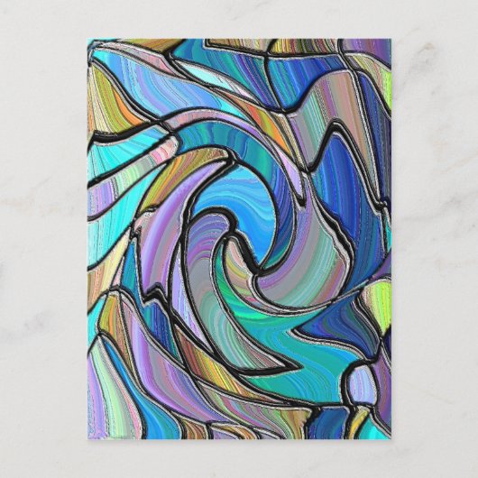 ステンドグラス ポストカード (正面)