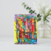 ステンドグラス ポストカード (スタンド正面)