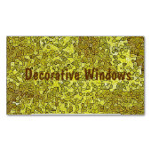 ステンドグラス マグネット名刺 (正面)