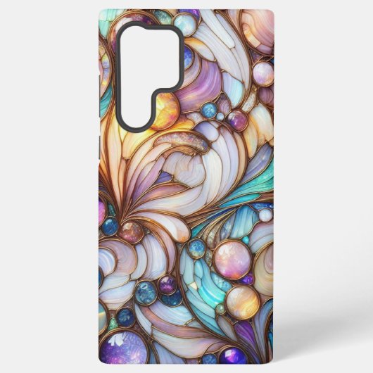 ステンドグラス モザイク SAMSUNG GALAXYケース (裏面)