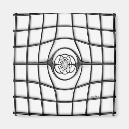 ステンドグラス(ライト) ©エンジェルハニー, 2009 マグネット (正面)