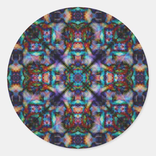 ステンドグラス ラウンドシール (正面)