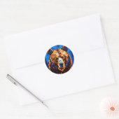 ステンドグラス ラウンドシール (封筒)