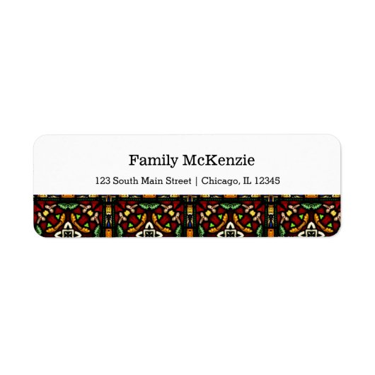 ステンドグラス ラベル (正面)