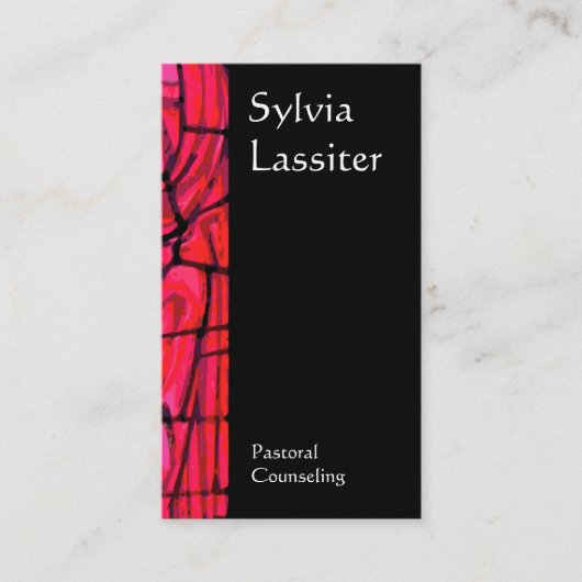 ステンドグラス 名刺 (正面)