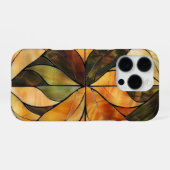 ステンドグラス 紅葉 iPhoneケース (裏面横)