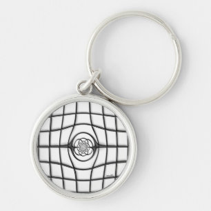 ステンドグラス(軽い) Keychain (主時計入れ) キーホルダー