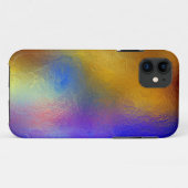 ステンドグラス、透明で多彩な光沢がある窓 Case-Mate iPhoneケース (裏面(横))