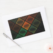 ステンドグラス 長方形シール (封筒)