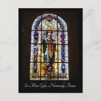 ステンドグラス – St. Mere Eglise ポストカード