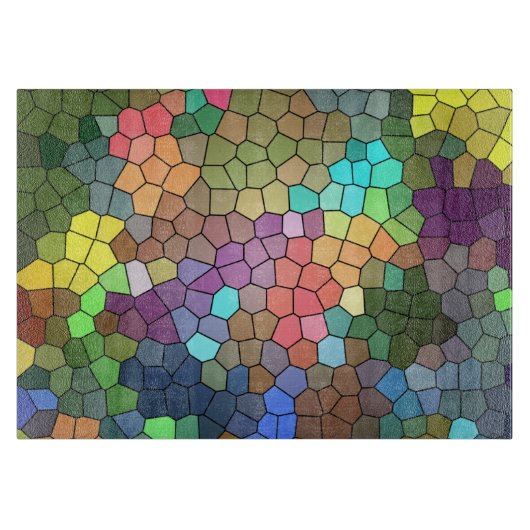 ステンドグラスby Shirley Taylor カッティングボード (正面)