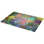 ステンドグラスby Shirley Taylor カッティングボード (角)