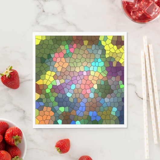 ステンドグラスby Shirley Taylor スタンダードランチョンナプキン (インサイチュ)