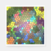 ステンドグラスby Shirley Taylor スタンダードランチョンナプキン (正面)