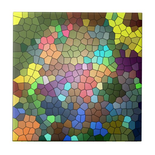 ステンドグラスby Shirley Taylor タイル (正面)