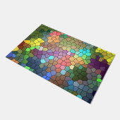 ステンドグラスby Shirley Taylor ドアマット (アングル)