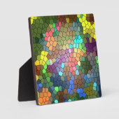 ステンドグラスby Shirley Taylor フォトプラーク (正面)