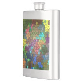 ステンドグラスby Shirley Taylor フラスク (左)