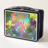 ステンドグラスby Shirley Taylor メタルランチボックス (正面)