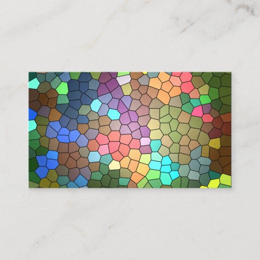 ステンドグラスby Shirley Taylor 名刺 (正面)