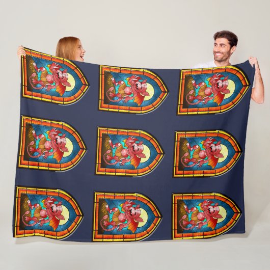 ステンドグラスImp フリースブランケット (インサイチュ)