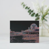 ステンドグラスSanta Monica Pier ポストカード (スタンド正面)