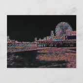 ステンドグラスSanta Monica Pier ポストカード (正面)