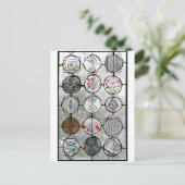 ステンドグラ絵画ス ポストカード (スタンド正面)