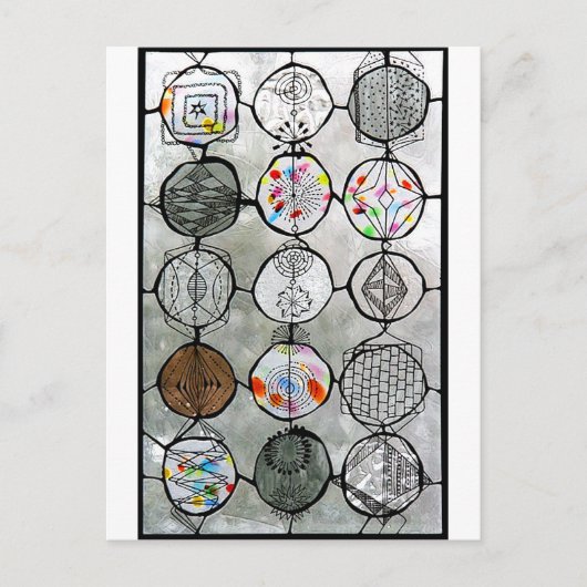 ステンドグラ絵画ス ポストカード (正面)