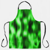 ステンドグリーンとブラックのスタイルガラスのインサート エプロン (正面)