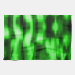 ステンドグリーンとブラックのスタイルガラスのインサート キッチンタオル
