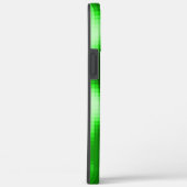 ステンドグリーンとブラックのスタイルガラスのインサート Case-Mate iPhoneケース (裏面 / 右)