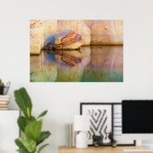 ステンドサンドストーン壁 | Glen Canyon, UT ポスター (ホームオフィス)