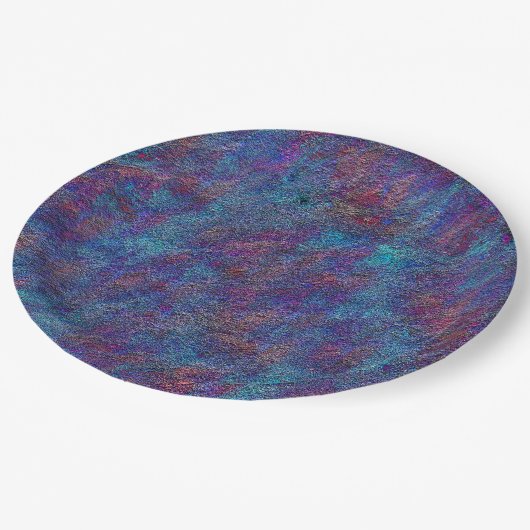 ステンドシアンと赤絵を描の残りの（ばちゃばちゃ）跳ねる      ペーパープレート (アングル)