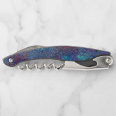 ステンドシアンと赤絵を描の残（ばちゃばちゃ）跳ねる ソムリエナイフ (裏面)