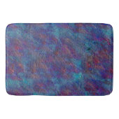 ステンドシアンと赤絵を描の残（ばちゃばちゃ）跳ねる バスマット (正面)