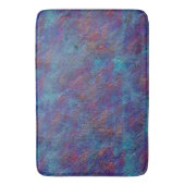 ステンドシアンと赤絵を描の残（ばちゃばちゃ）跳ねる バスマット (正面縦)