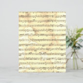 ステンドセピアシート音楽スクラップブック紙 (スタンド正面)