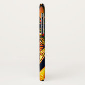 ステンドビクトリアングラスイエローエレガント黒 Case-Mate iPhoneケース (裏面/左)