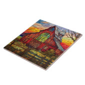 ステンドフェイクグラス納屋 タイル (側面)